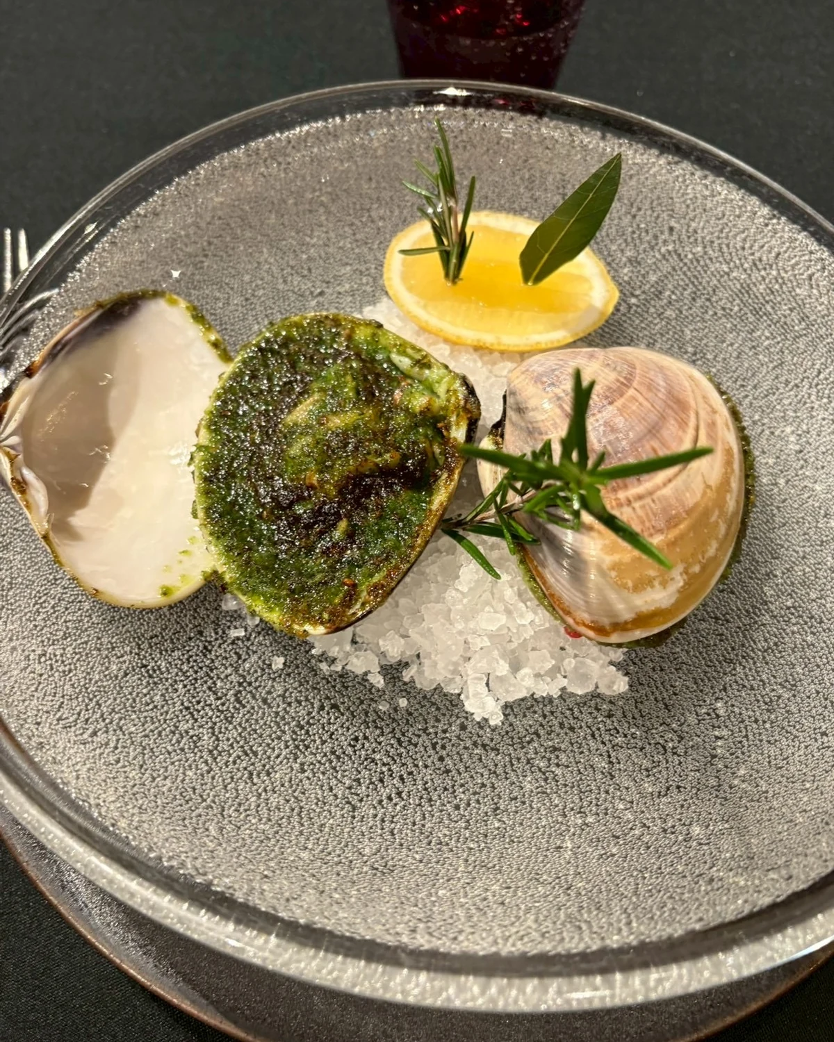 ガストロノミー “ジョエル・ロブション” 恵比寿の貝料理